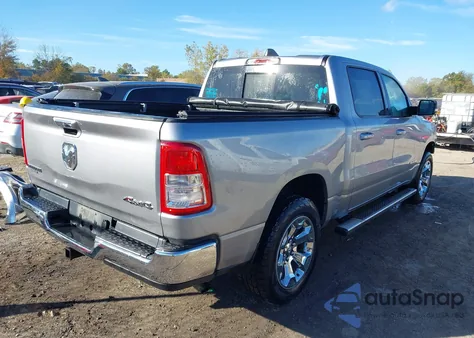 2019 Ram 1500 Big Horn/Lone Star 4X4 5'7 Box z USA, uszkodzony, nr VIN 1C6RRFFG3KN704081